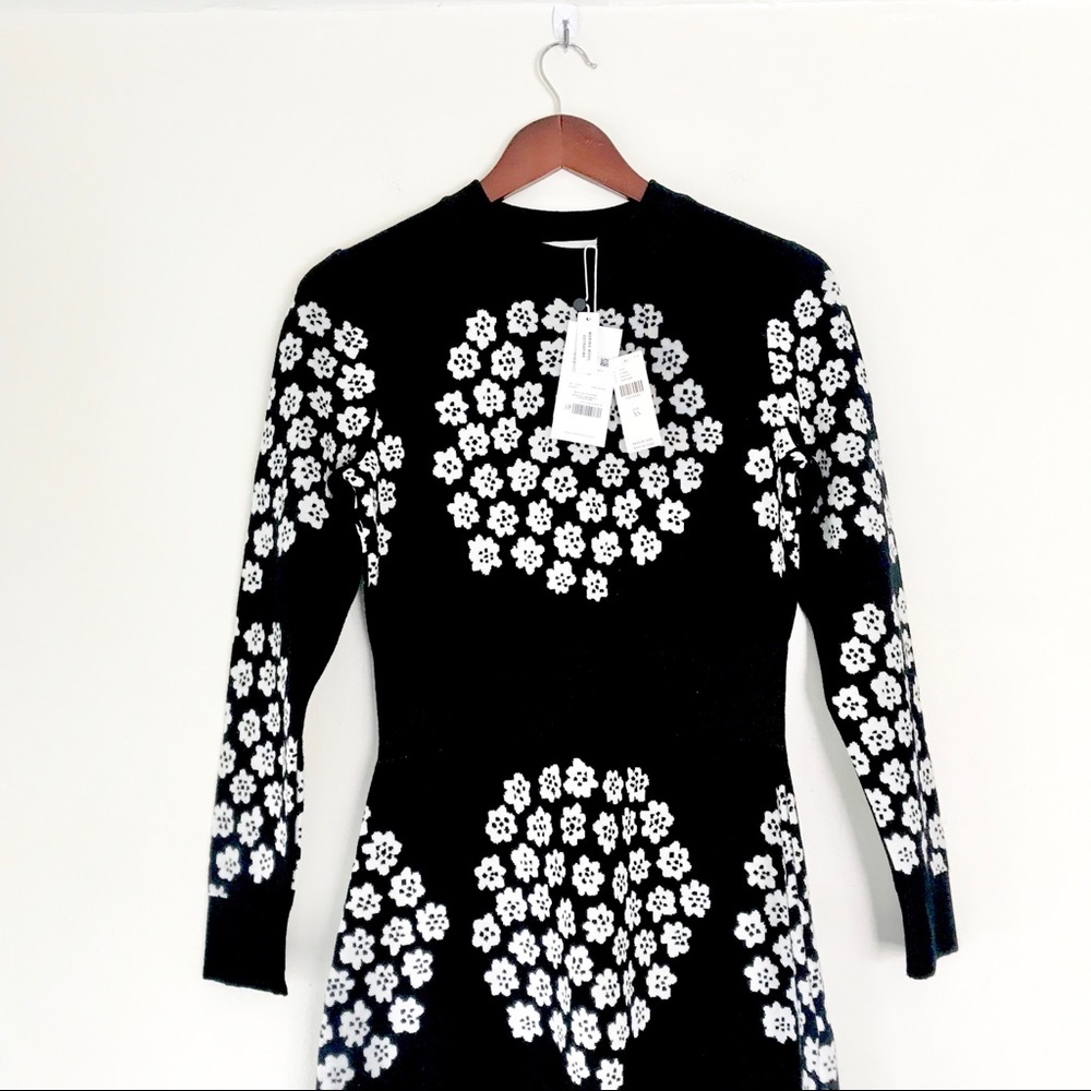Marimekko Vuolas Puketti Knitted Merino Wool Dress Size XS NWT - Picture 4 of 15